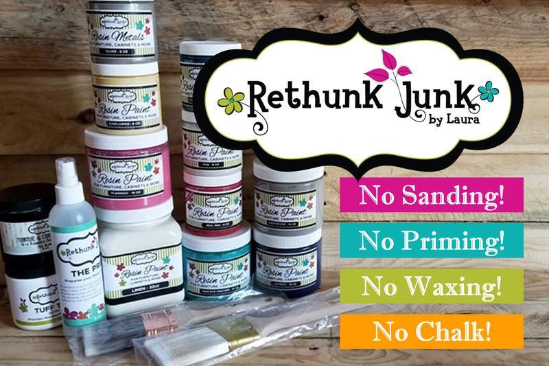 Rethunk Junk Resin Paint in Deep Ocean - Limited Release